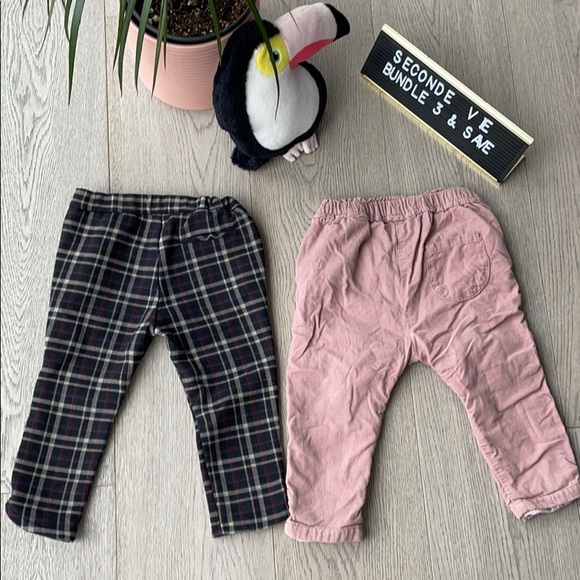 Two pairs of toddler girl Zara pants - Picture 4 of 4